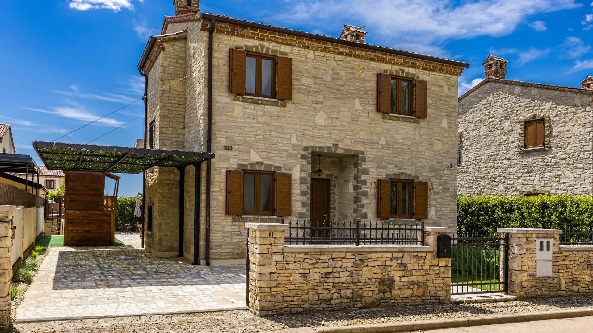 别墅 E-Villa Vintage Istria With Heated And Covered Pool Cabrunici