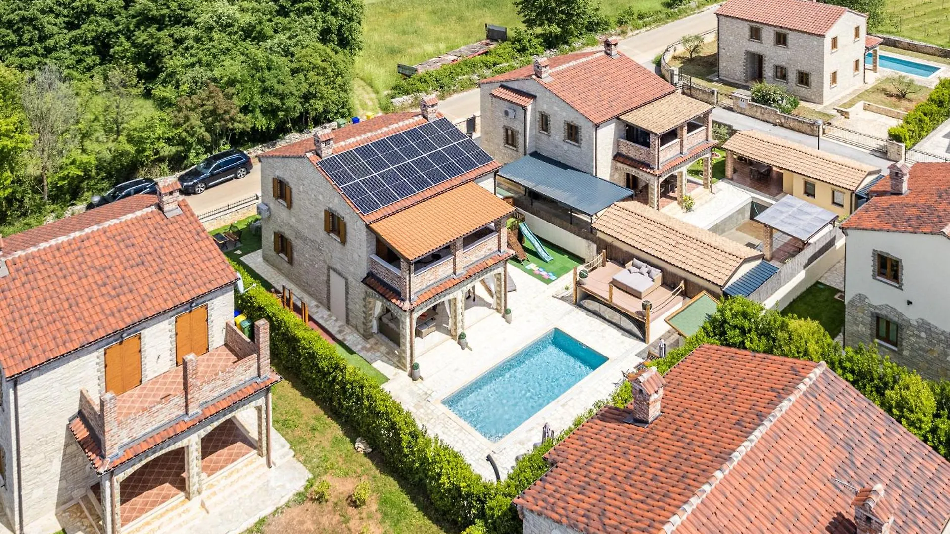 E-Villa Vintage Istria With Heated And Covered Pool Cabrunici 0*,